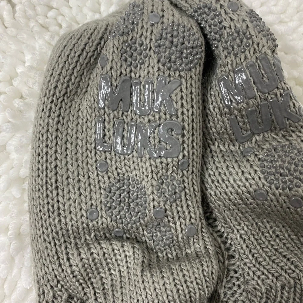 NWT MUK LUKS Sherpa Lined Socks, S/M